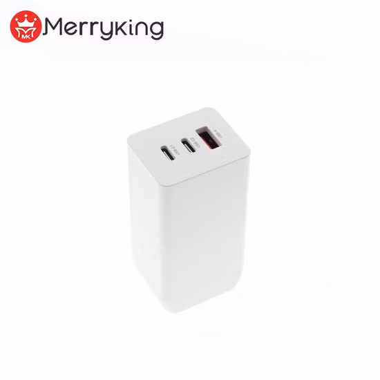 Складная вилка США Сертификат FCC UL CE Технология GaN Стиль губной помады QC3.0 Настенное зарядное устройство USB Type C Зарядное устройство Pd 65 Вт