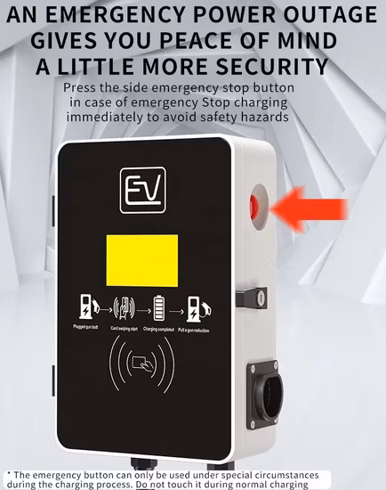 Горячая продажа 7/22/43 кВт зарядное устройство для электромобилей Ocpp1.6j Type1 Type 2 Автомобильная зарядная станция